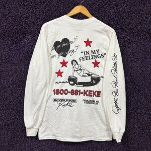 Drake Scorpion In My Feelings Keke Rap Long Sleeve T-Shirt M